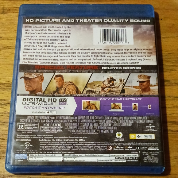 JARHEAD 2 Field of Fire on BLU-RAY + DVD - Picture 2 of 2